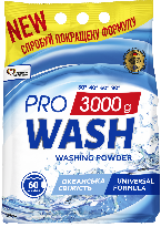 Порошок для прання універсальний "Океанська свіжість" "ProWash", 3000г
